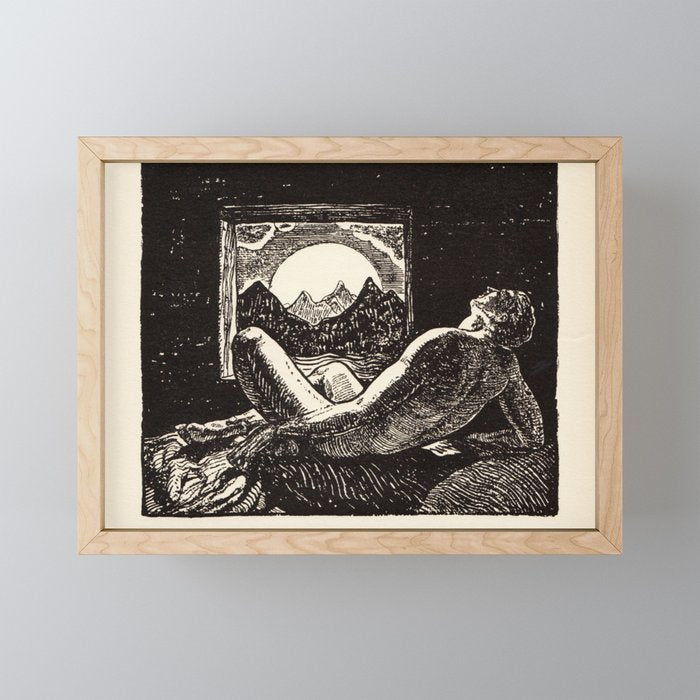 "Go to Bed" by Rockwell Kent (1919) Mini Art Print Gallery Image 1