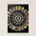 The Major Arcana & The Wheel of the Zodiac Stationery Card Gallery Image 2
