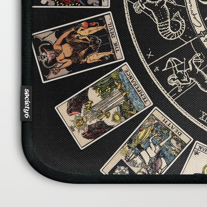 The Major Arcana & The Wheel of the Zodiac Laptop Sleeve Gallery Image 3
