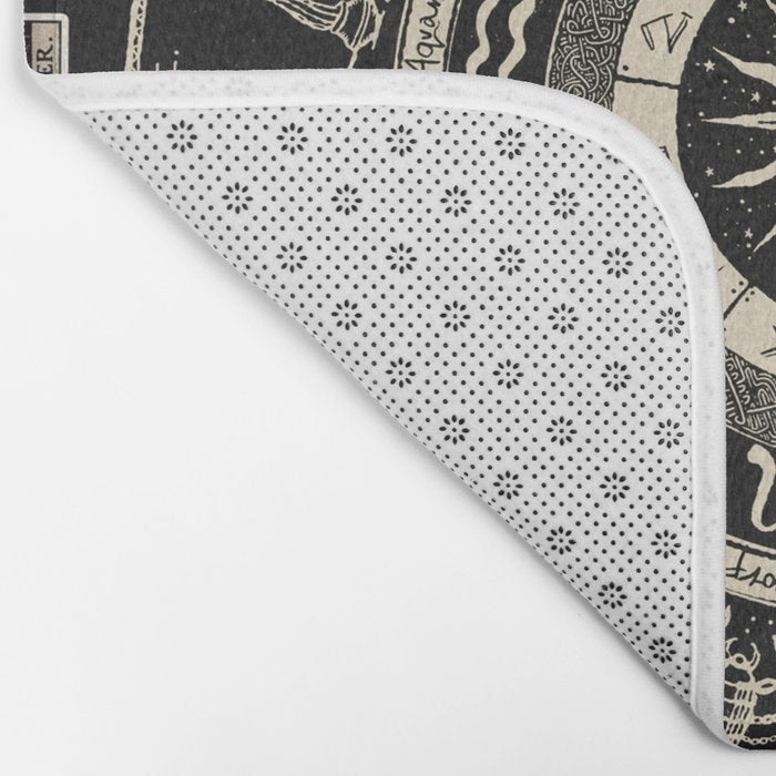 The Major Arcana & The Wheel of the Zodiac Bath Mat Gallery Image 2