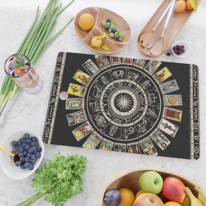 The Major Arcana & The Wheel of the Zodiac Cutting Board Gallery Image 2