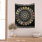 The Major Arcana & The Wheel of the Zodiac Wall Tapestry Gallery Image 2
