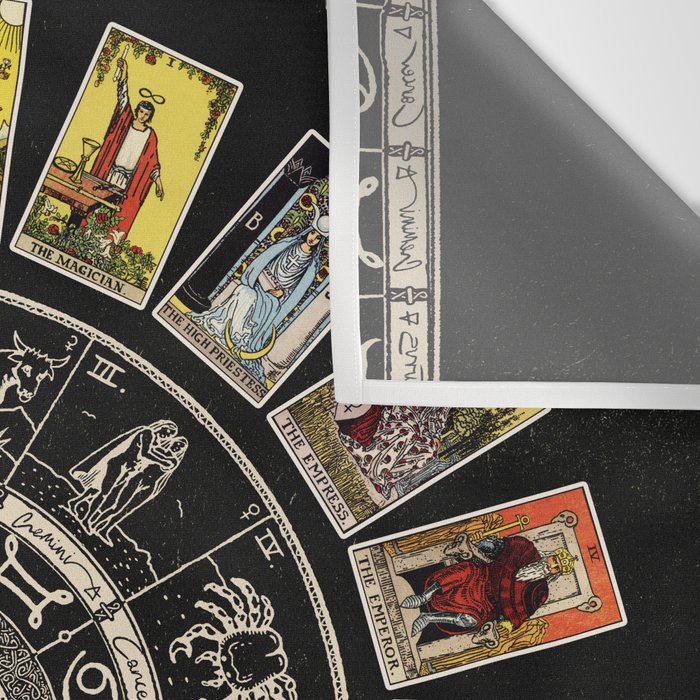The Major Arcana & The Wheel of the Zodiac Wall Tapestry Gallery Image 3