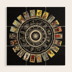 The Major Arcana & The Wheel of the Zodiac Wood Wall Art Gallery Image 1