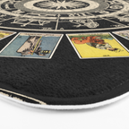 The Major Arcana & The Wheel of the Zodiac Bath Mat Gallery Image 3