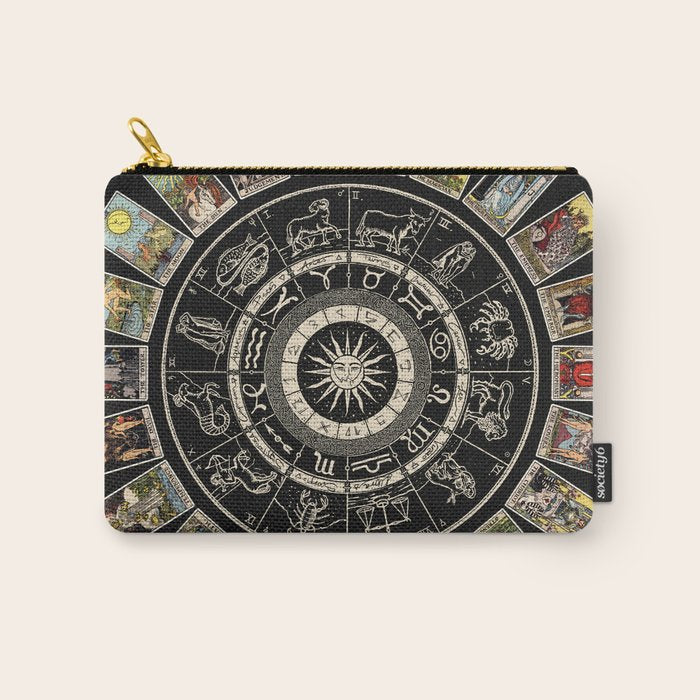 The Major Arcana & The Wheel of the Zodiac Carry All Pouch Gallery Image 1