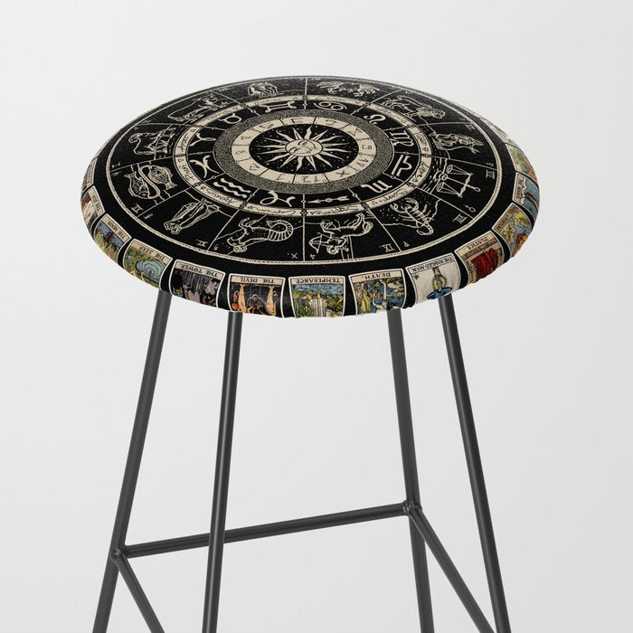 The Major Arcana & The Wheel of the Zodiac Stool Gallery Image 2