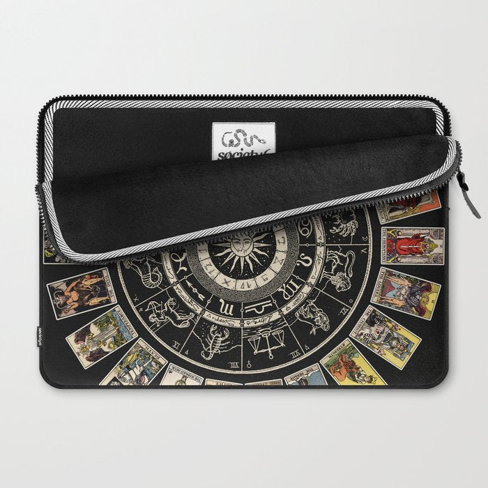 The Major Arcana & The Wheel of the Zodiac Laptop Sleeve Gallery Image 2