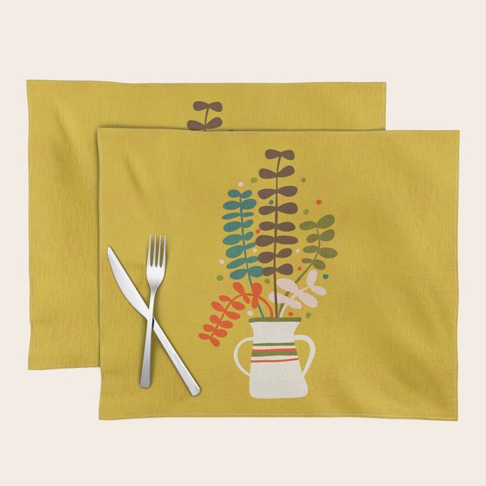 Potted Leaves Placemat Gallery Image 1