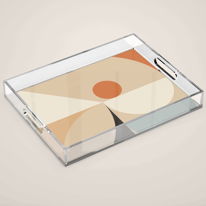 Mid Century 08B Acrylic Tray Gallery Image 1