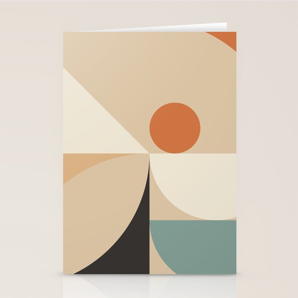 Mid Century 08B Stationery Card Gallery Image 1