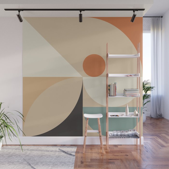 Mid Century 08B Wall Mural Gallery Image 1