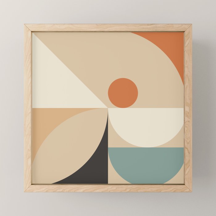 Mid Century 08B Mini Art Print Gallery Image 1