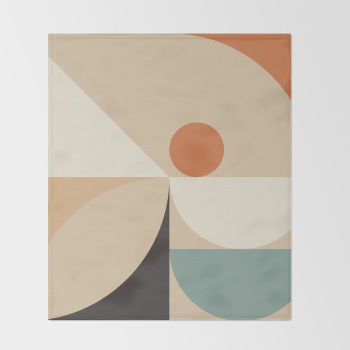 Mid Century 08B Throw Blanket Gallery Image 2