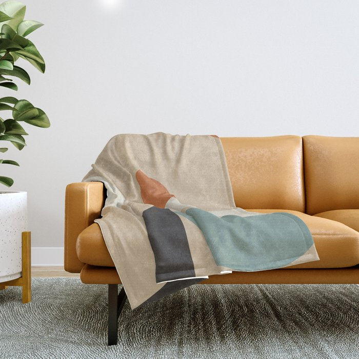 Mid Century 08B Throw Blanket Gallery Image 1