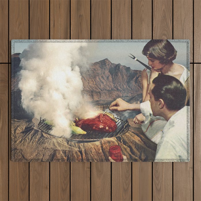 On a Good Day - Volcano BBQ Outdoor Rug Gallery Image 1
