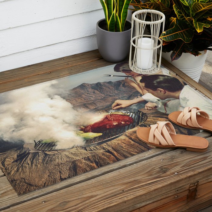 On a Good Day - Volcano BBQ Outdoor Rug Gallery Image 2