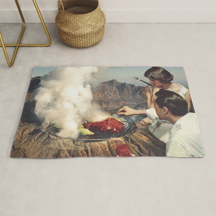 On a Good Day - Volcano BBQ Rug Gallery Image 1