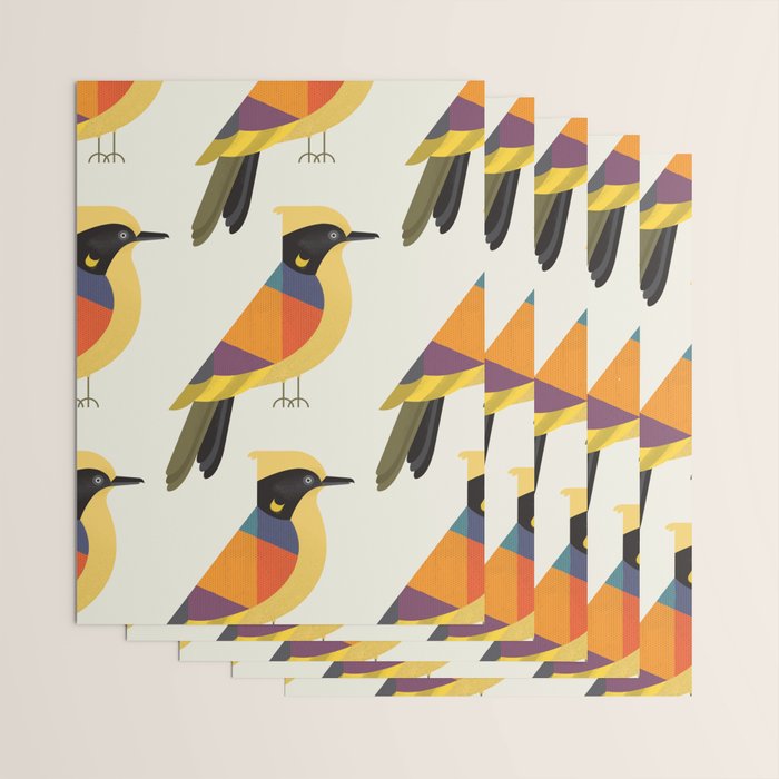Helmeted Honeyeater Wrapping Paper Gallery Image 3