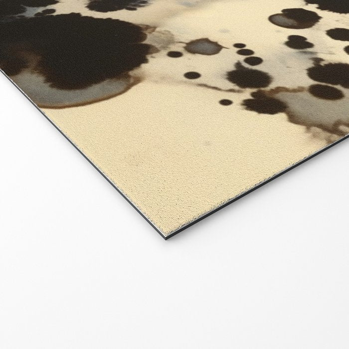 Black and White Tortoiseshell Pattern Welcome Mat Gallery Image 2