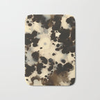 Black and White Tortoiseshell Pattern Bath Mat Gallery Image 1