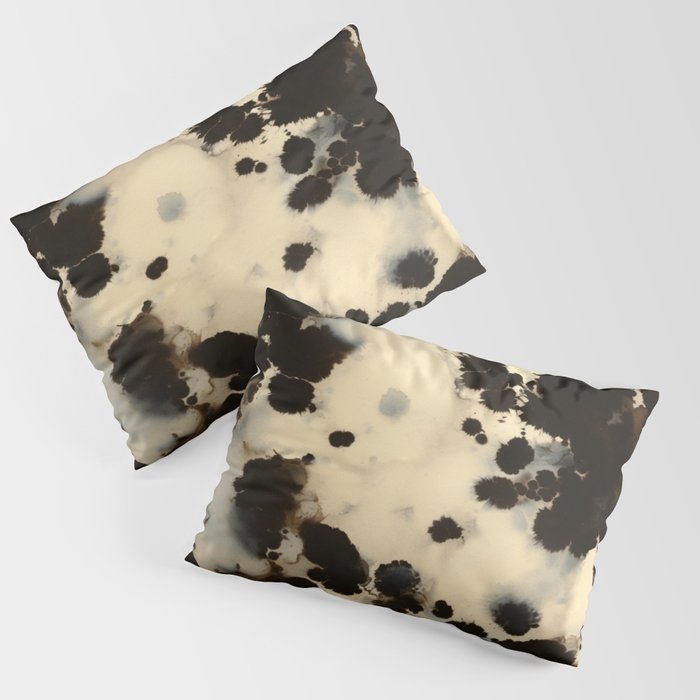 Black and White Tortoiseshell Pattern Pillow Sham Gallery Image 3