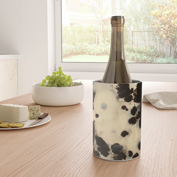 Black and White Tortoiseshell Pattern Wine Chiller Gallery Image 4