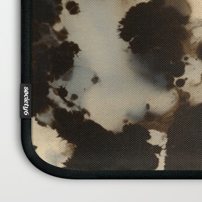 Black and White Tortoiseshell Pattern Laptop Sleeve Gallery Image 3