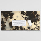 Black and White Tortoiseshell Pattern Desk Mat Gallery Image 1