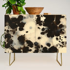 Black and White Tortoiseshell Pattern Credenza Gallery Image 1