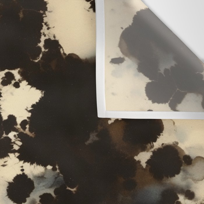 Black and White Tortoiseshell Pattern Wall Tapestry Gallery Image 3