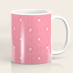 Wild Dotted Florals - Bold Coral Abstract Pattern Coffee Mug Gallery Image 1