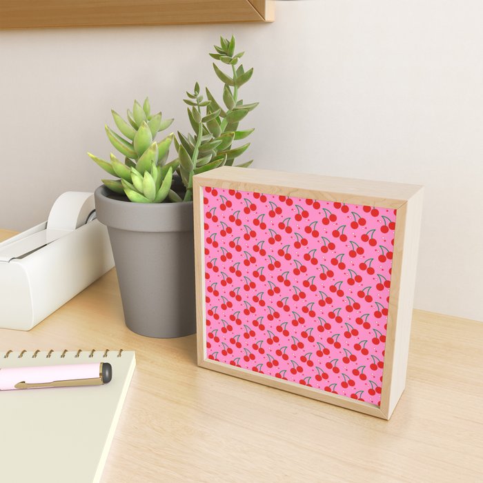Cherry Bomb Pattern Mini Art Print Gallery Image 2