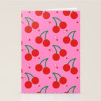 Cherry Bomb Pattern Stationery Card Gallery Image 2