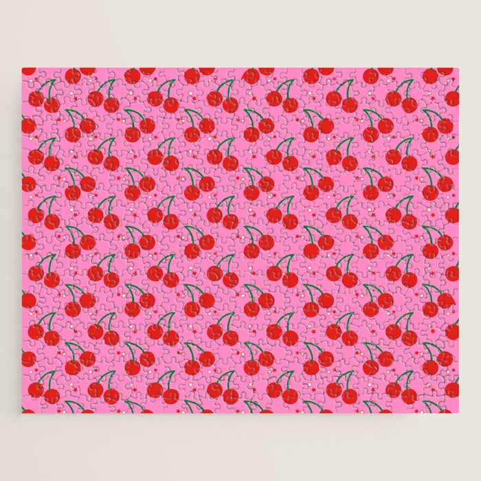 Cherry Bomb Pattern Jigsaw Puzzle Gallery Image 1