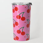 Cherry Bomb Pattern Travel Mug Gallery Image 2