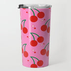 Cherry Bomb Pattern Travel Mug Gallery Image 3