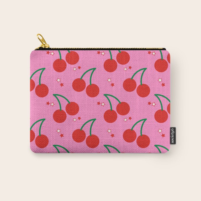 Cherry Bomb Pattern Carry All Pouch Gallery Image 1