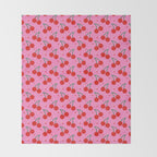 Cherry Bomb Pattern Throw Blanket Gallery Image 2