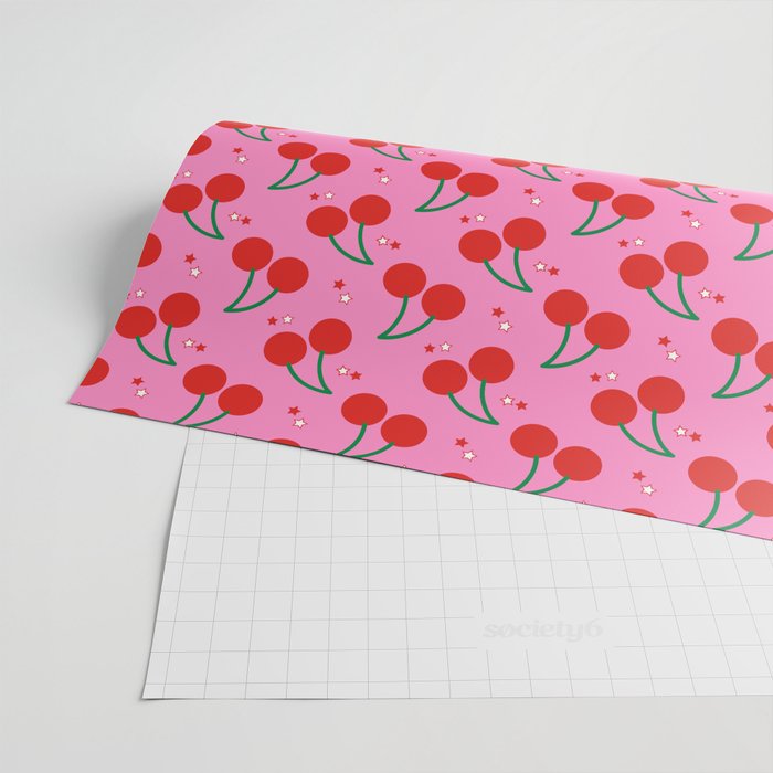 Cherry Bomb Pattern Wrapping Paper Gallery Image 2