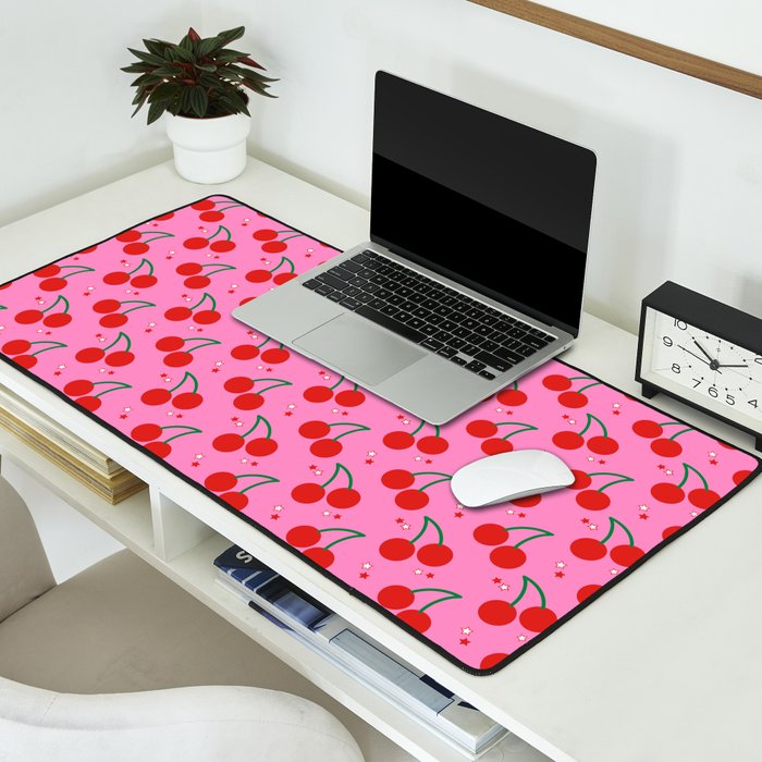 Cherry Bomb Pattern Desk Mat Gallery Image 2