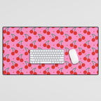 Cherry Bomb Pattern Desk Mat Gallery Image 1