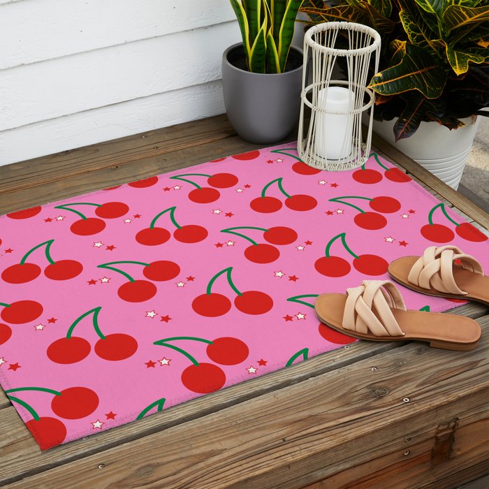 Cherry Bomb Pattern Outdoor Rug Gallery Image 2