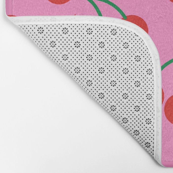 Cherry Bomb Pattern Bath Mat Gallery Image 2