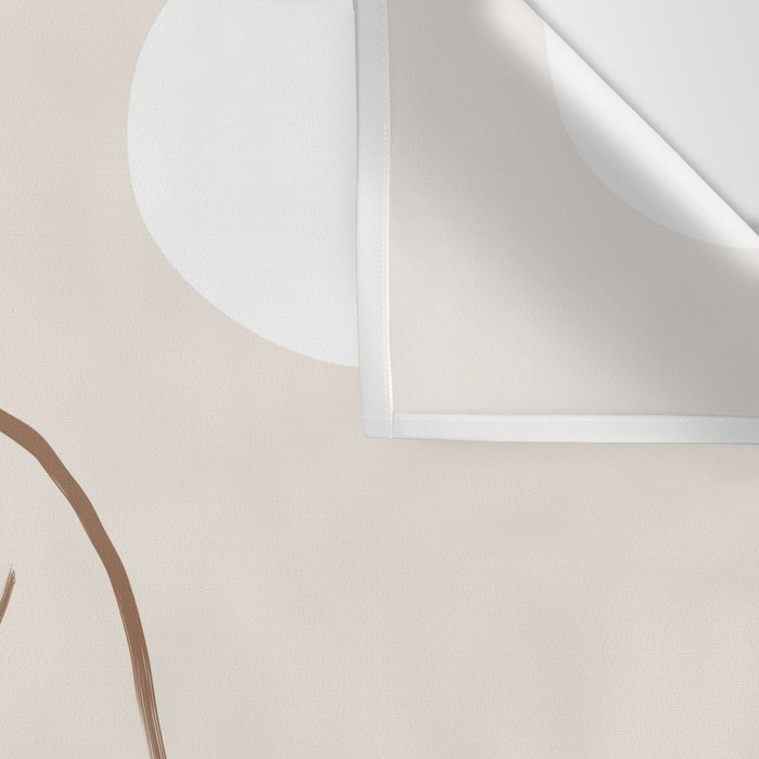 Minimal Line Art Nude 2 Wall Tapestry Gallery Image 3
