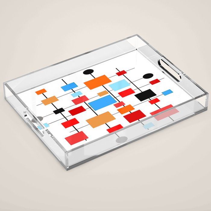 Mid-Century Modern Art 1.3.3 Acrylic Tray Gallery Image 1