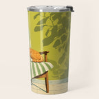 Sleeping Ginger Cat Sunshine Travel Mug Gallery Image 2
