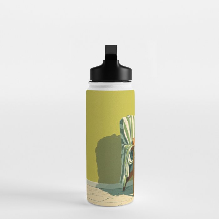 Sleeping Ginger Cat Sunshine Water Bottle Gallery Image 3