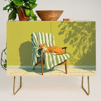 Sleeping Ginger Cat Sunshine Credenza Gallery Image 1