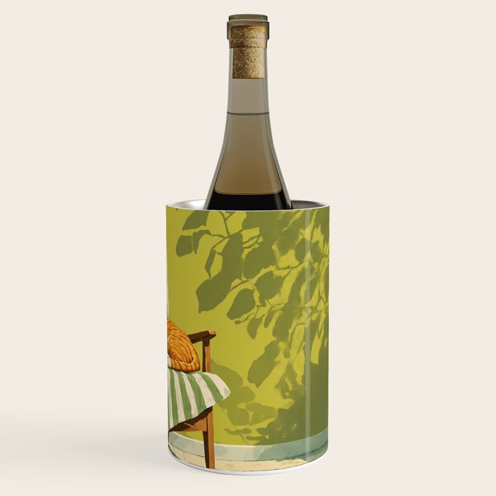 Sleeping Ginger Cat Sunshine Wine Chiller Gallery Image 3